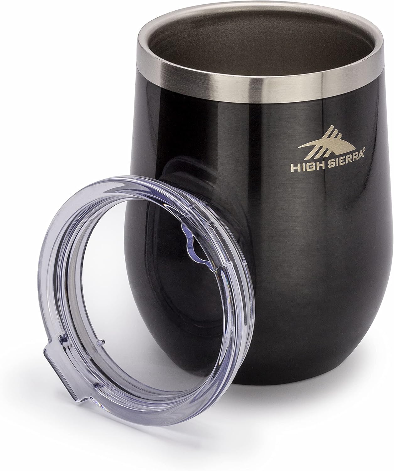 High Sierra 12 oz Wine Tumbler with Lid, 2 Pack