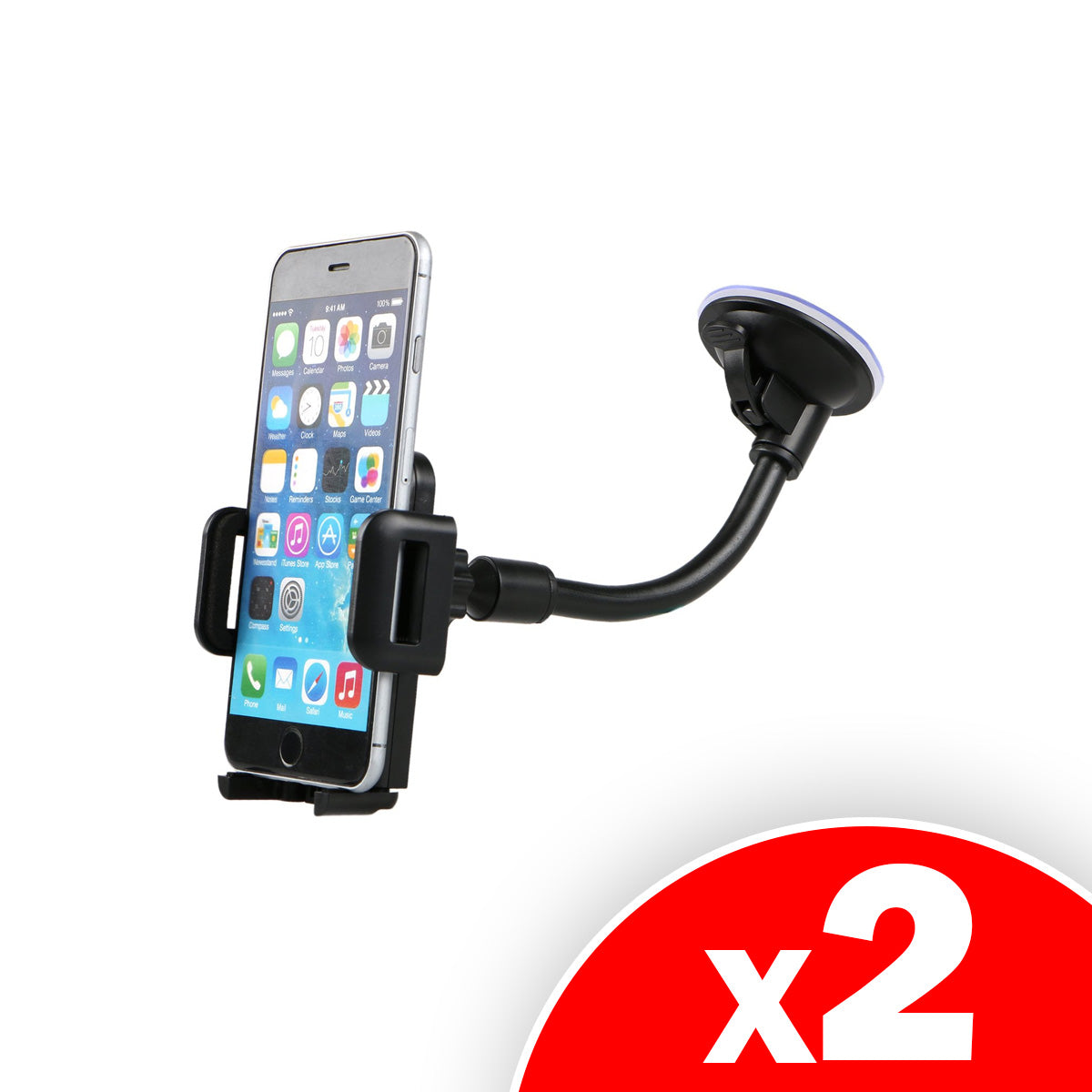 Grand Innovations Universal Phone Holder Mount, 2 Pack