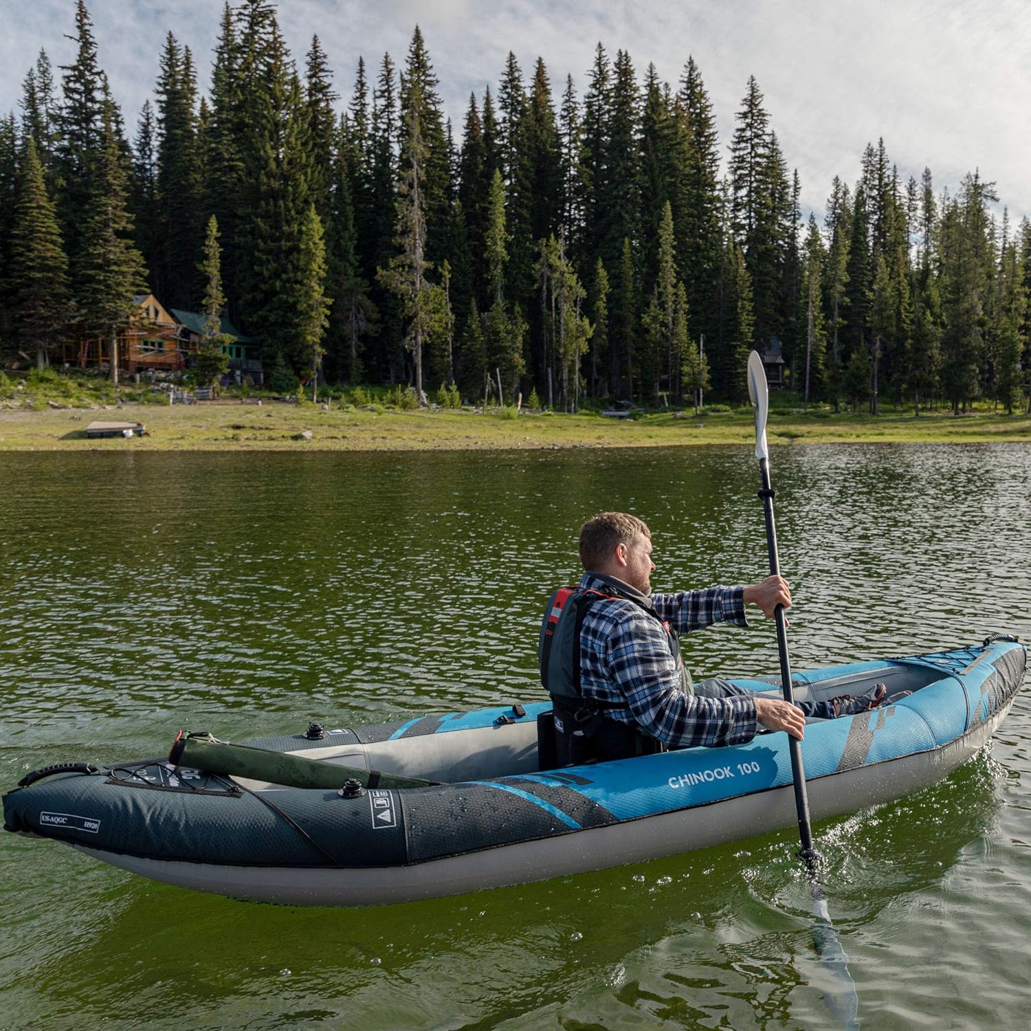 AQUAGLIDE Chinook 100 Kayak with Pump