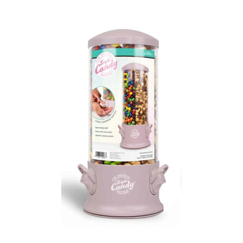 Handy Gourmet Original Triple Machine-Fun Candy & Nut Dispenser-New & Improved, Pink