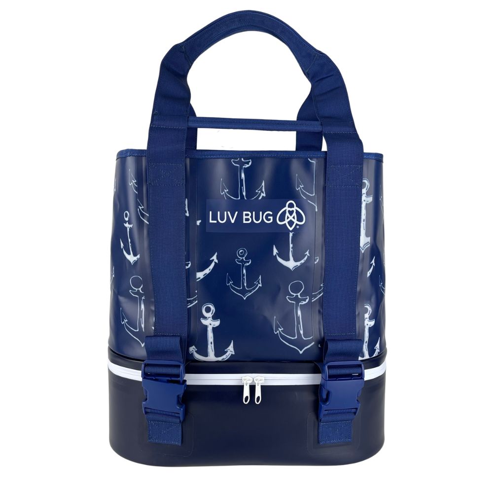 Luv Bug Large Insulated Waterproof Cooler Tote (stays cool 6-8 hours)