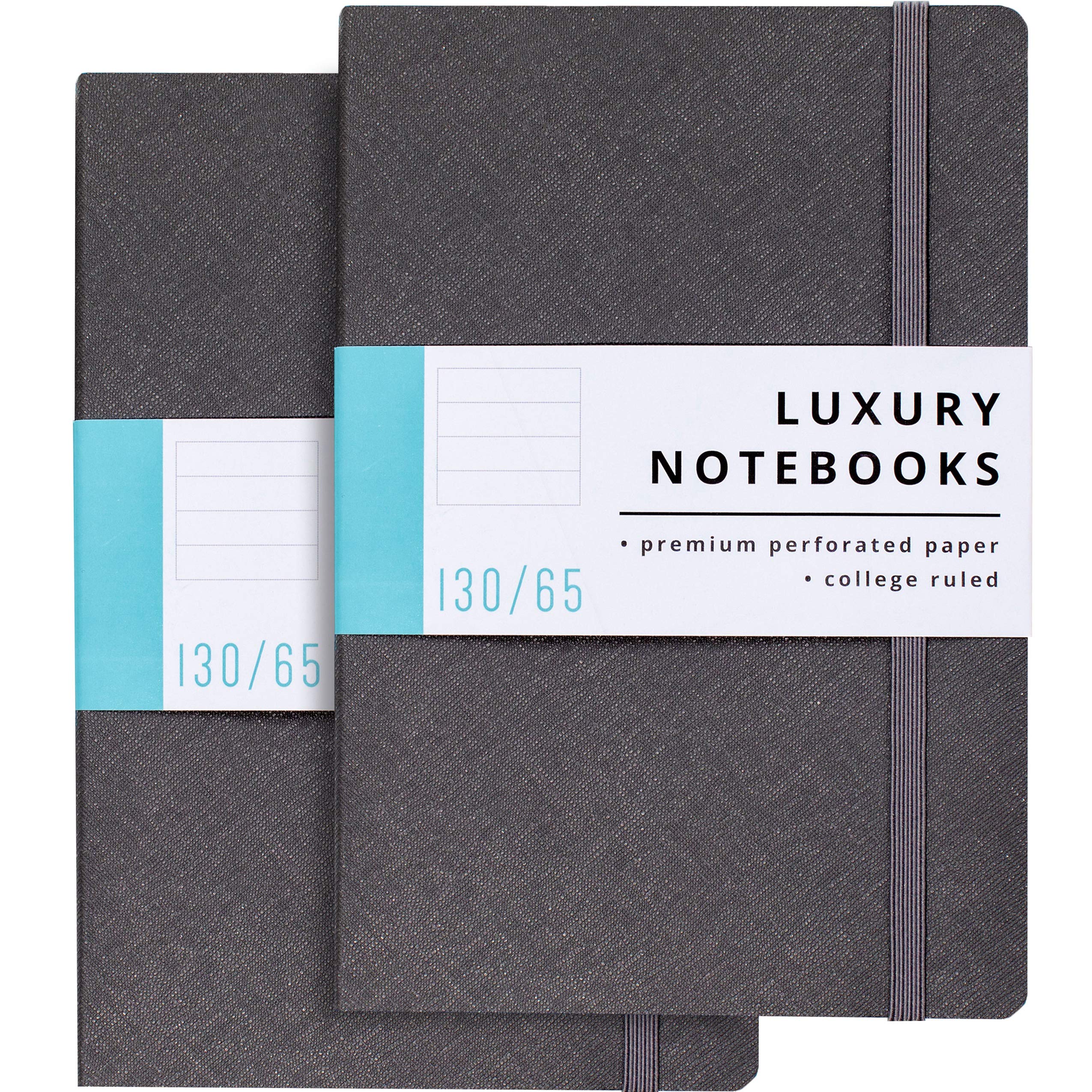 Papercode Lined Journal Notebooks with 130 Pages (2 Pack)