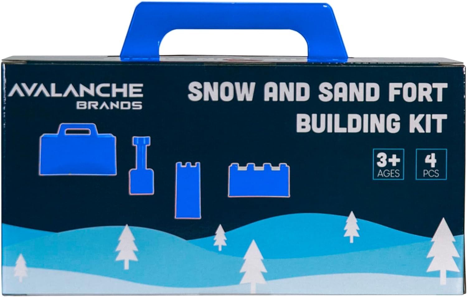 Avalanche Brands Sand Fort Building Kit, 4-Piece Set