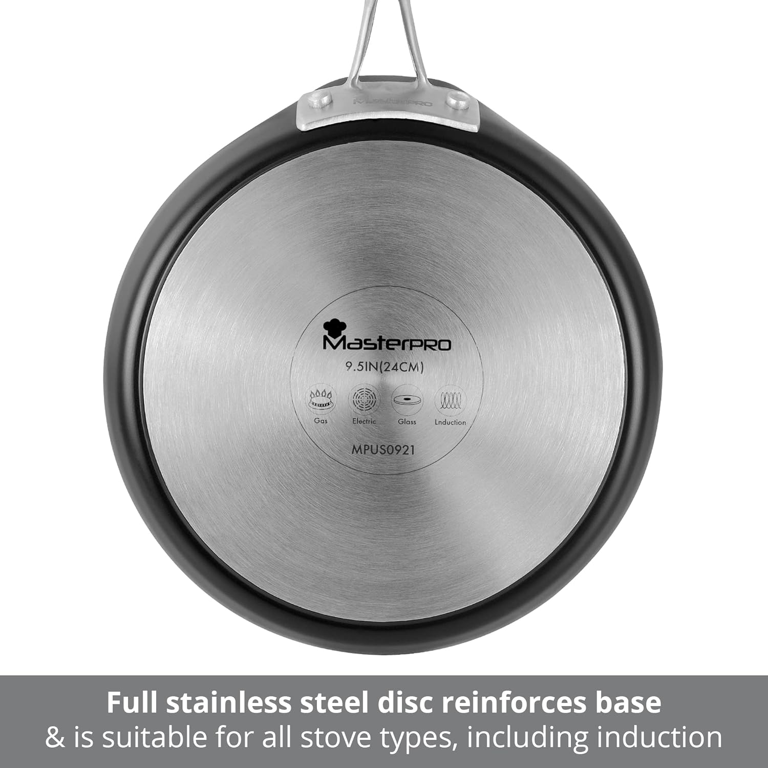 Vital by MasterPRO - 9.5" Forged Aluminum Titanium-Reinforced Non-Stick Griddle