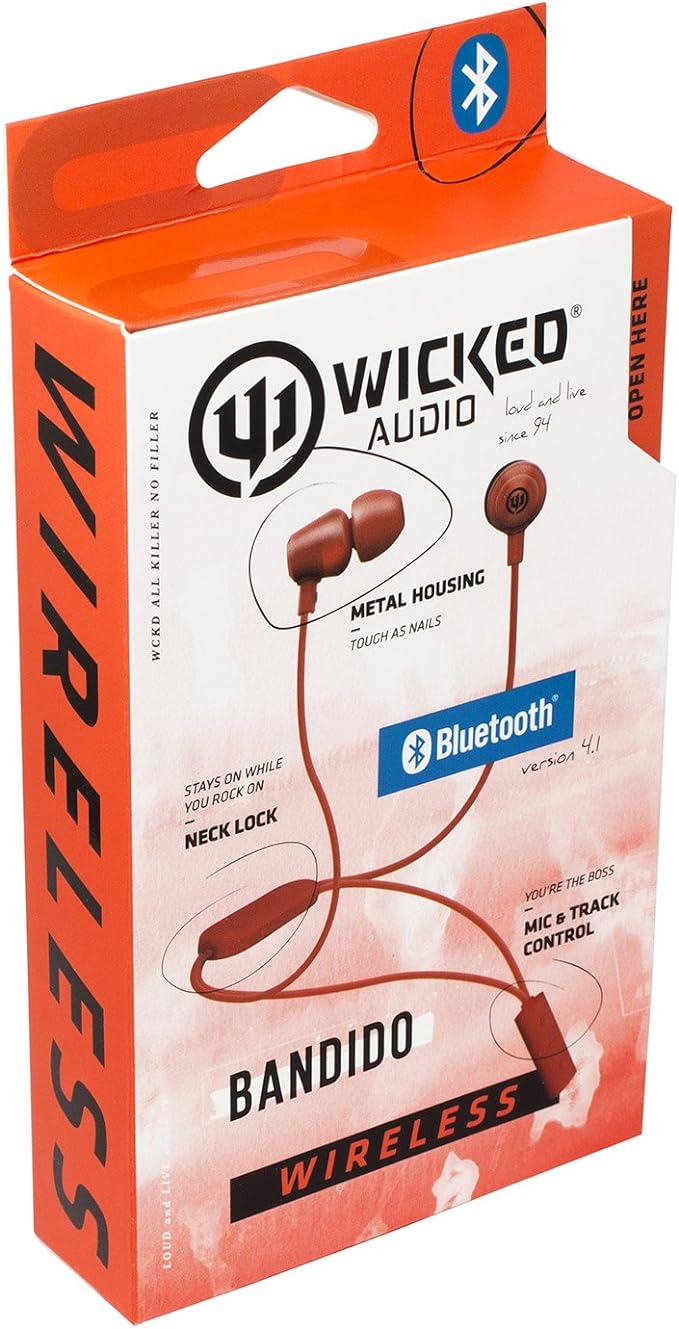 Wicked Audio Bandido Wireless Bluetooth Earbuds