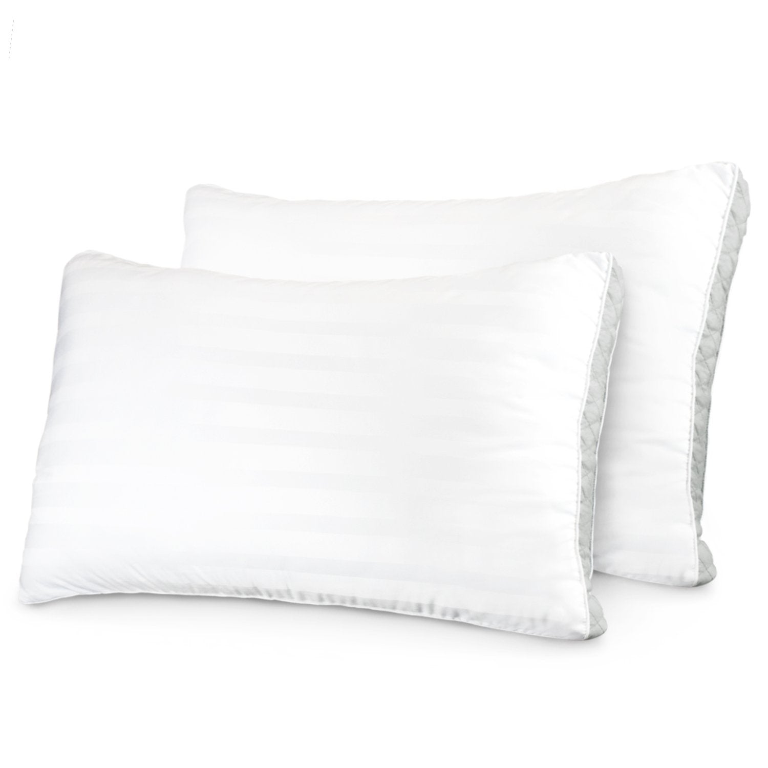 Sleep Restoration 1800 Series Gusset Gel Pillow - (2 Pack King) Plush Cooling Gel Fiber