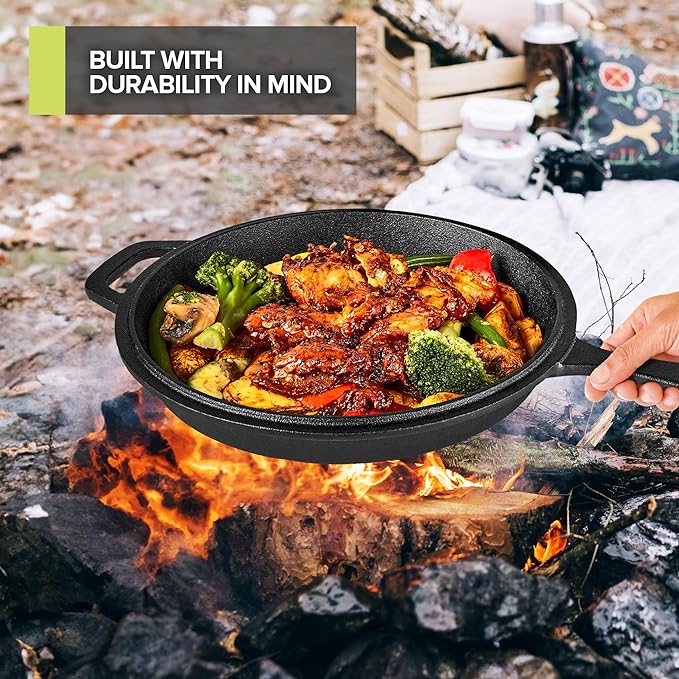 Smart Home 3-Quart Dutch Oven with Skillet Lid