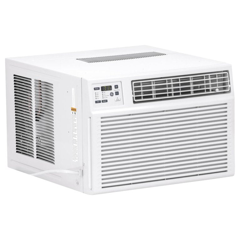 General Electric Restored GE 11,800 BTU 230V Window Air Conditioner with Heat & Remote, White (Refurbished)