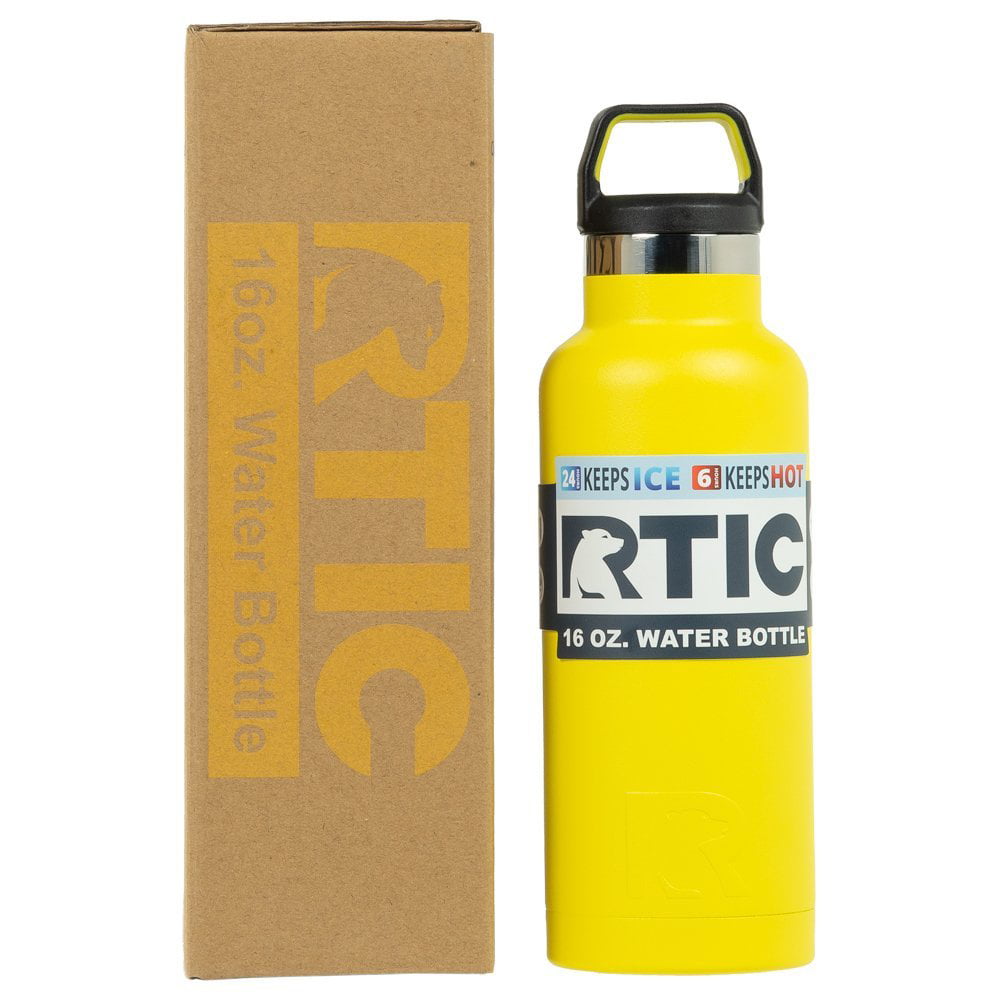 RTIC 16oz Water Bottle, Sunflower, Matte