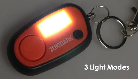 Panic Chain Alarm Flashlight Keychain, 2 Pack