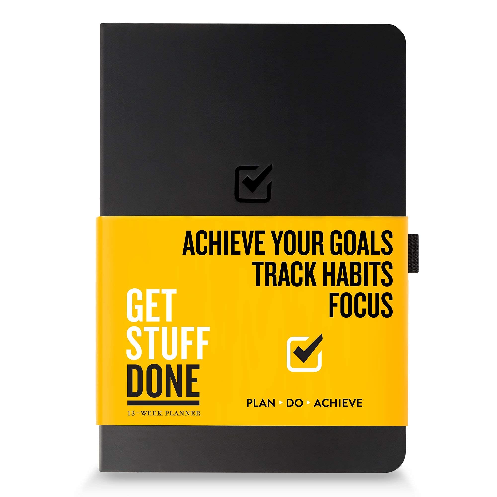 Get Stuff Done Undated 13 Week Productivity Planner 8.3" x 5.5, 4 Pack