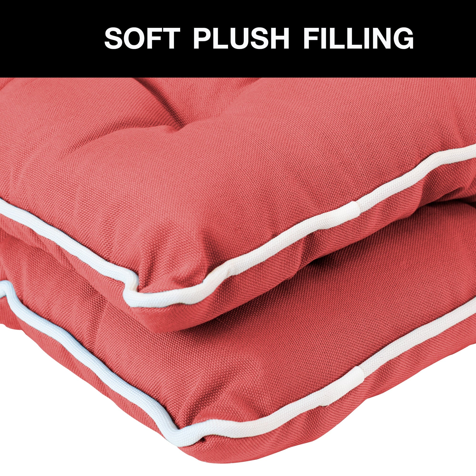 Patio Premier 2pk Spunpoly Seat Cushion with Flame Retardant Filling