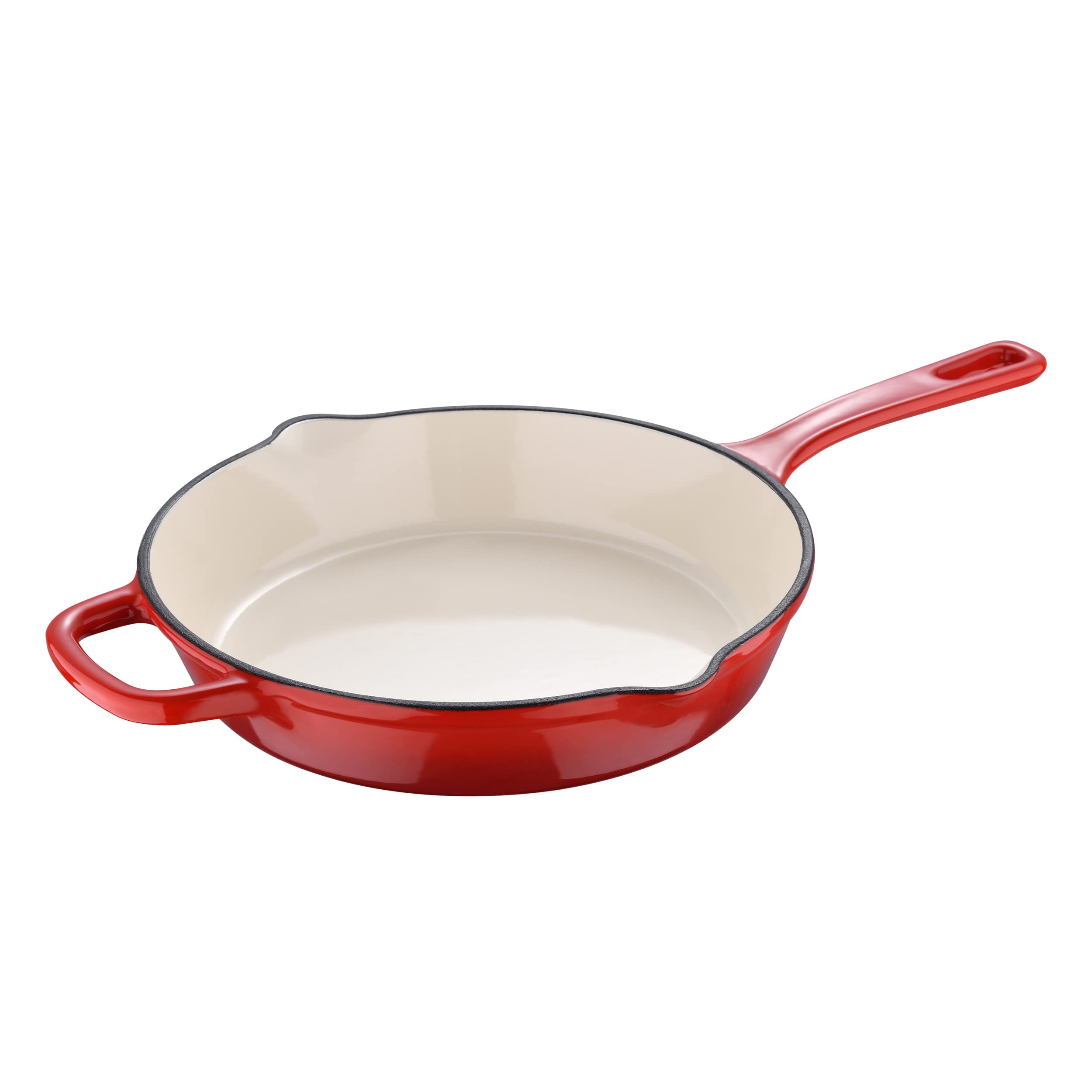 Legacy by MasterPRO - 10" Legacy Enamel Cast Iron Fry Pan, Red