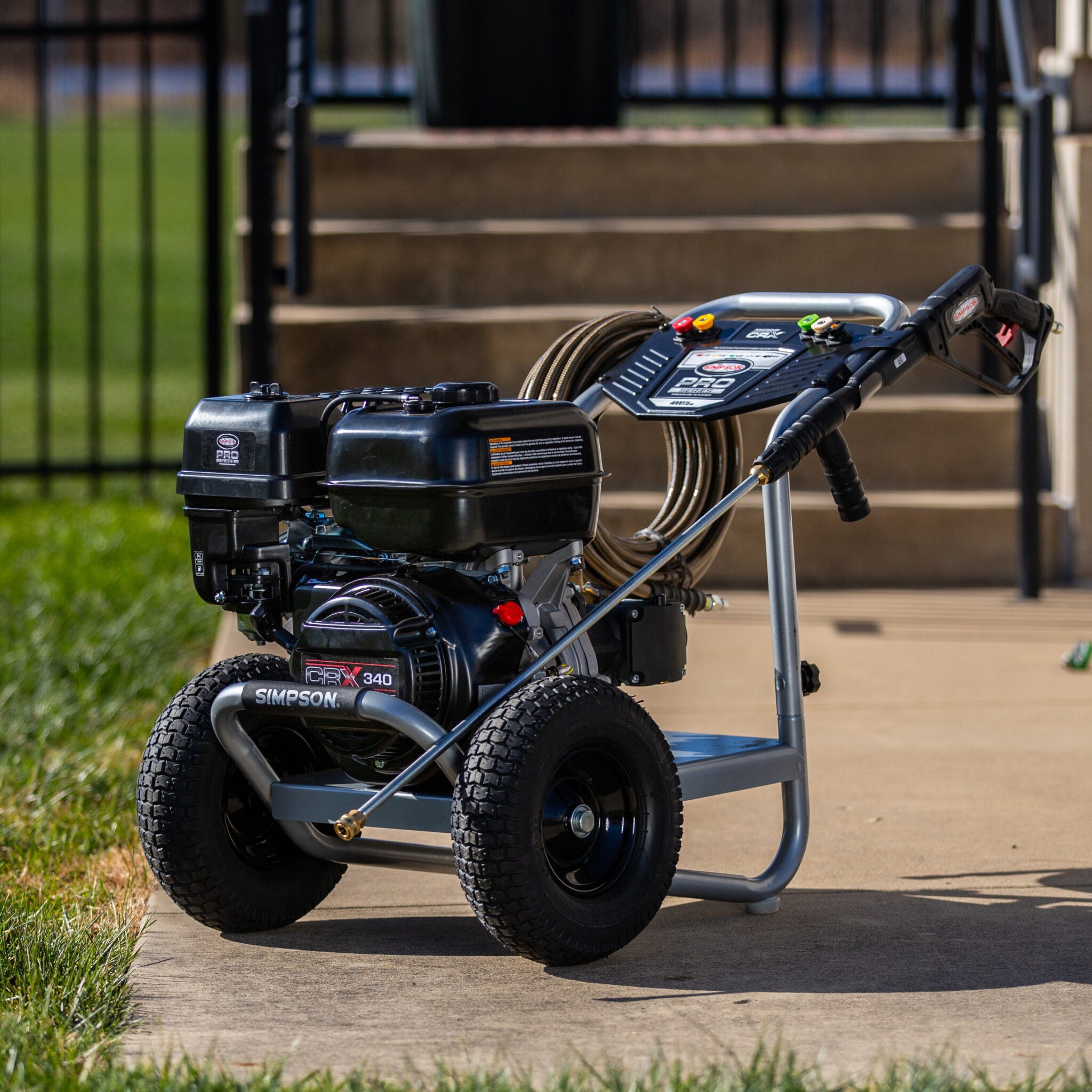 Simpson 4000 PSI at 3.5 GPM CRX 340 with AAA Triplex Pump Cold Water Professional Gas Pressure Washer (Refurbished)