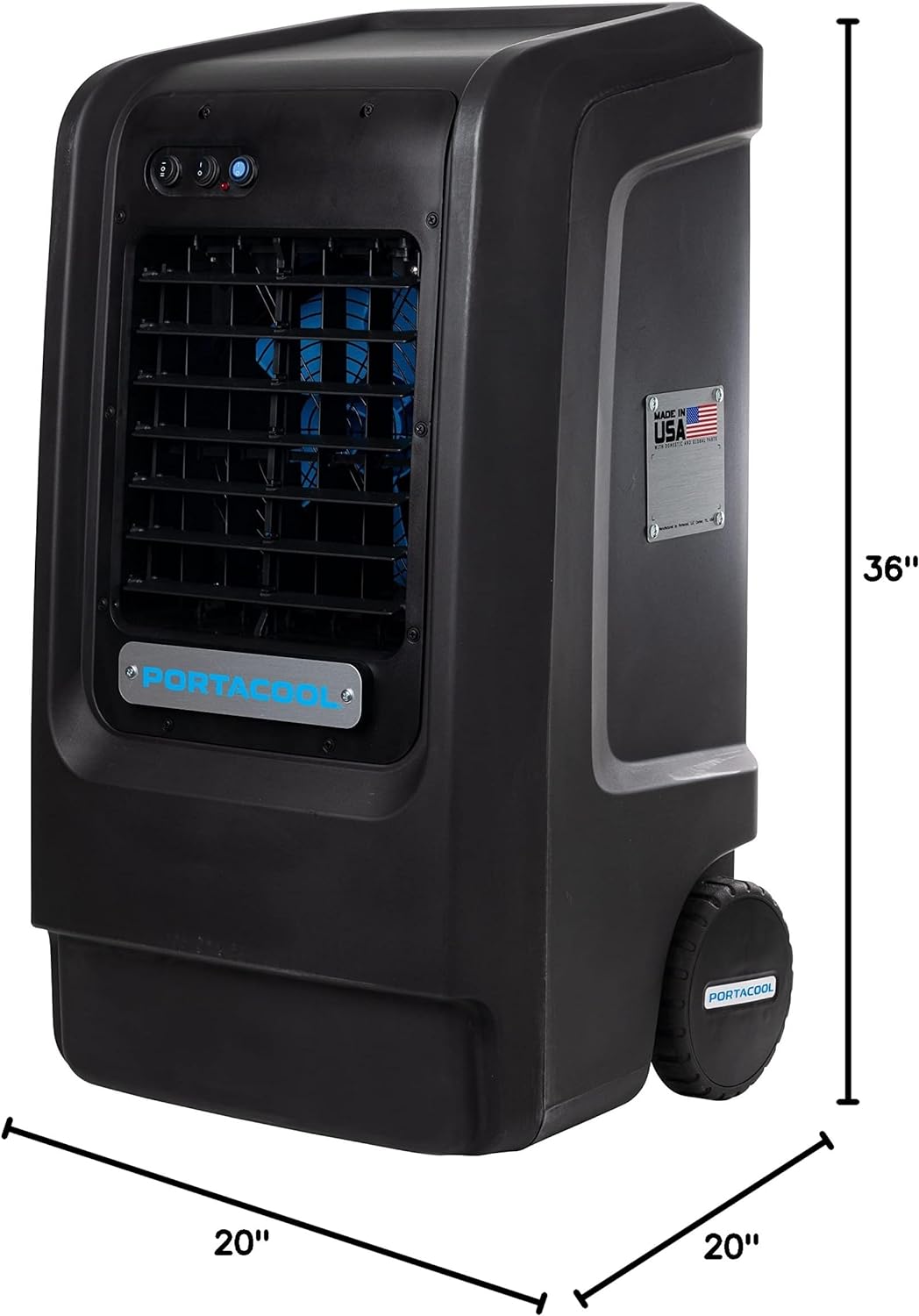 Portacool PAC5101A1 510 Portable Evaporative Cooler for Patios, Decks, Pet Spaces, and More (Refurbished)