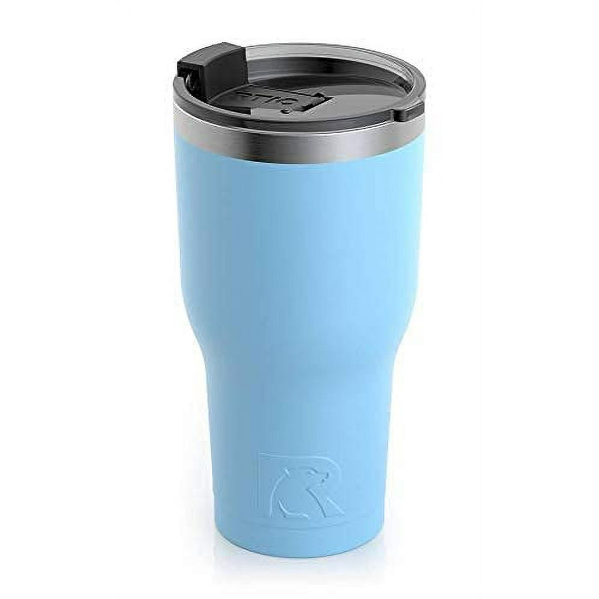 RTIC 30 oz Insulated Tumbler Stainless Steel Coffee Travel Mug with Lid, Spill Proof, Hot Beverage and Cold, Portable Thermal Cup for Car, Camping, RTIC Ice