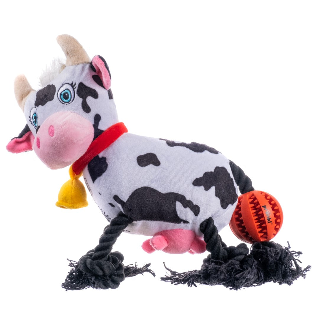 Pronk! More Cow Bell Dog Toy