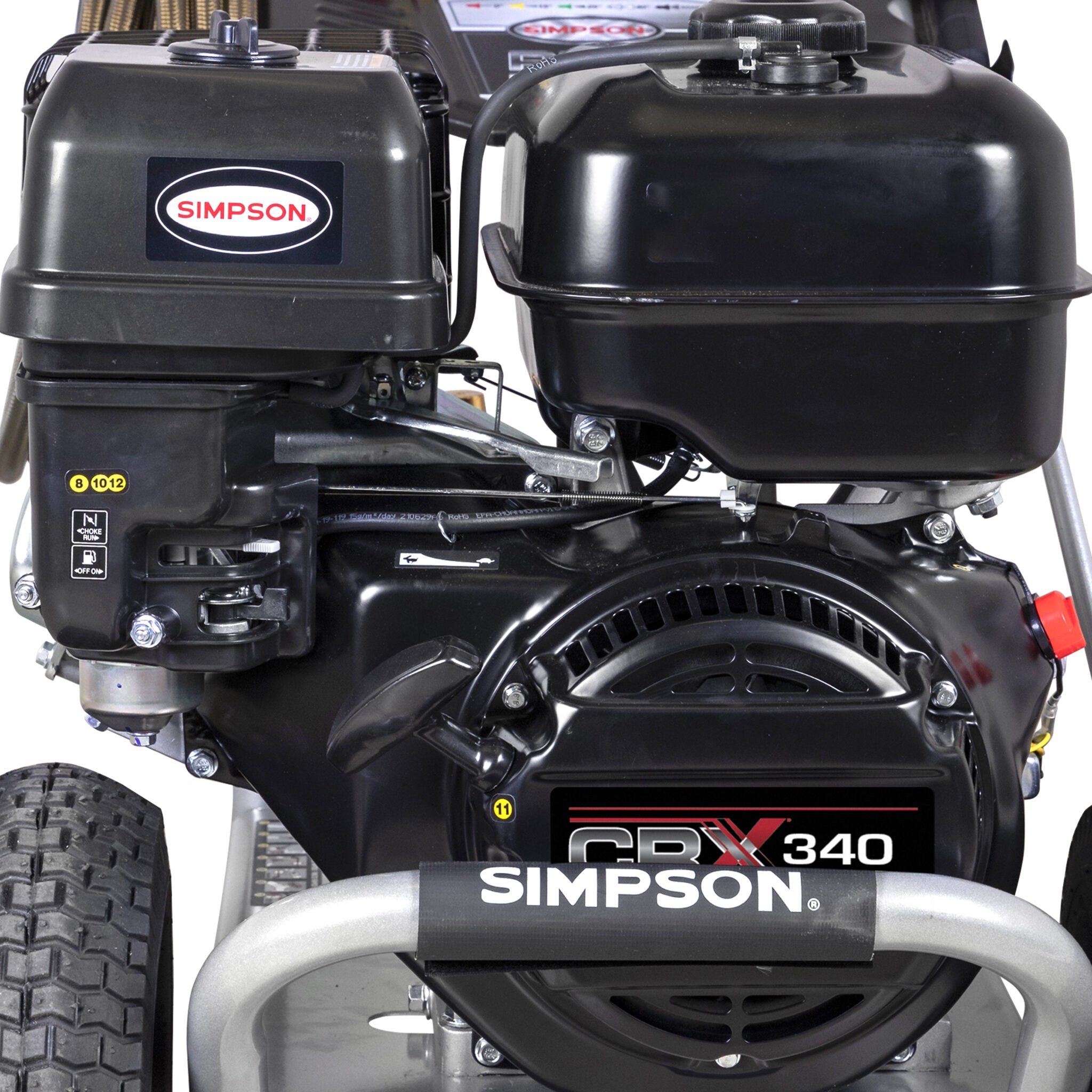 Simpson 4000 PSI at 3.5 GPM CRX 340 with AAA Triplex Pump Cold Water Professional Gas Pressure Washer (Refurbished)