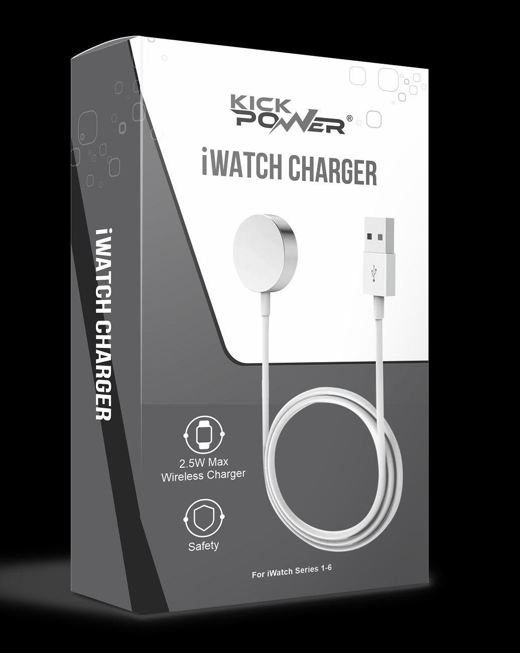 KickPower Apple Watch Magnetic Charging Cable