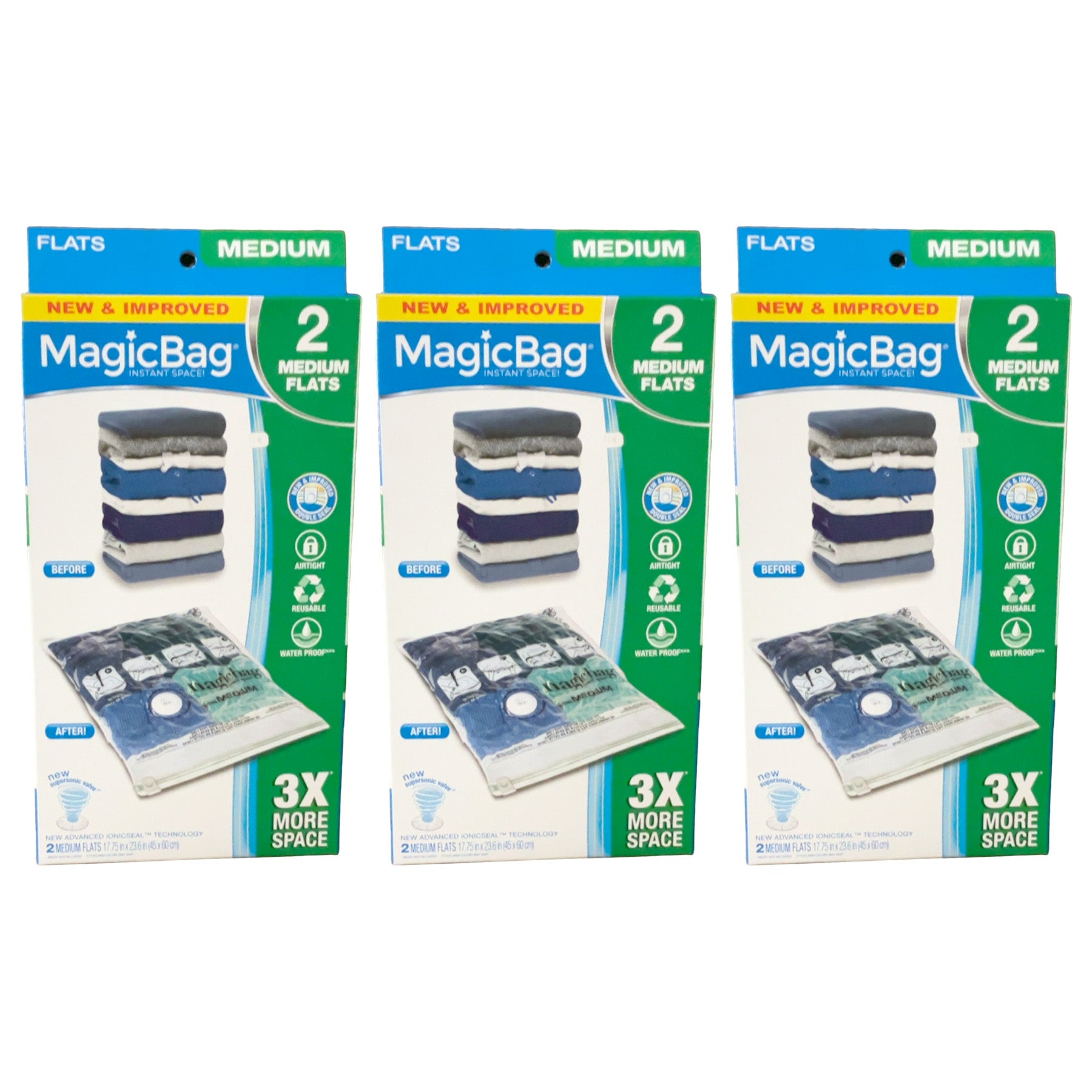 MagicBag Instant Space Saver Storage - 6 Count