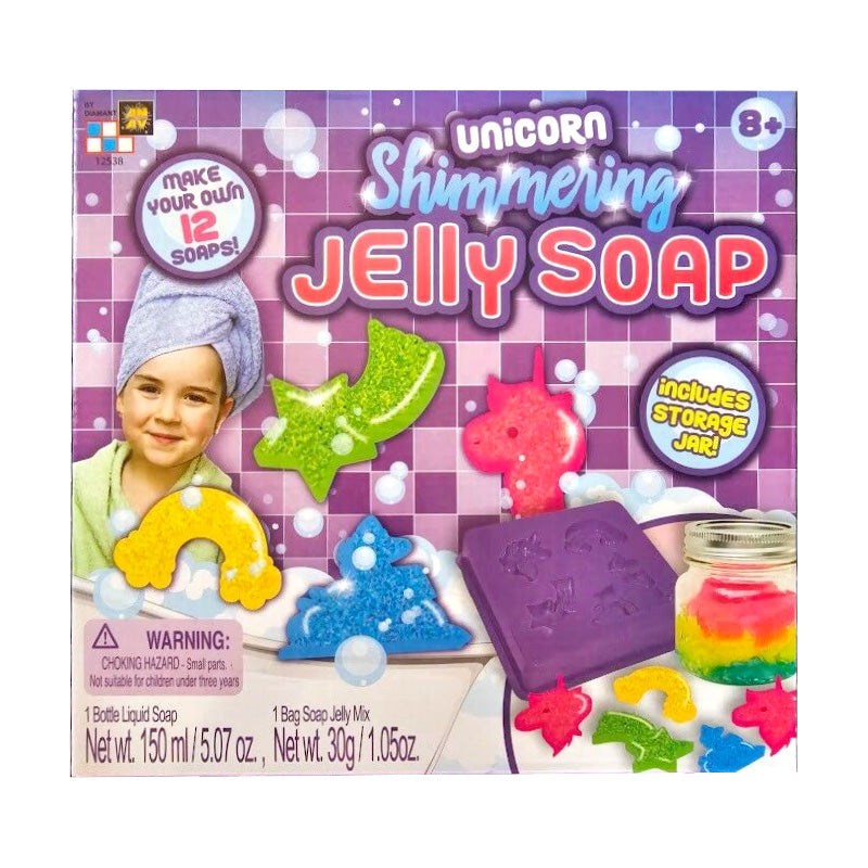 AMAV Unicorn Shimmering Jelly Soap Kit Mix & Mold Soaps