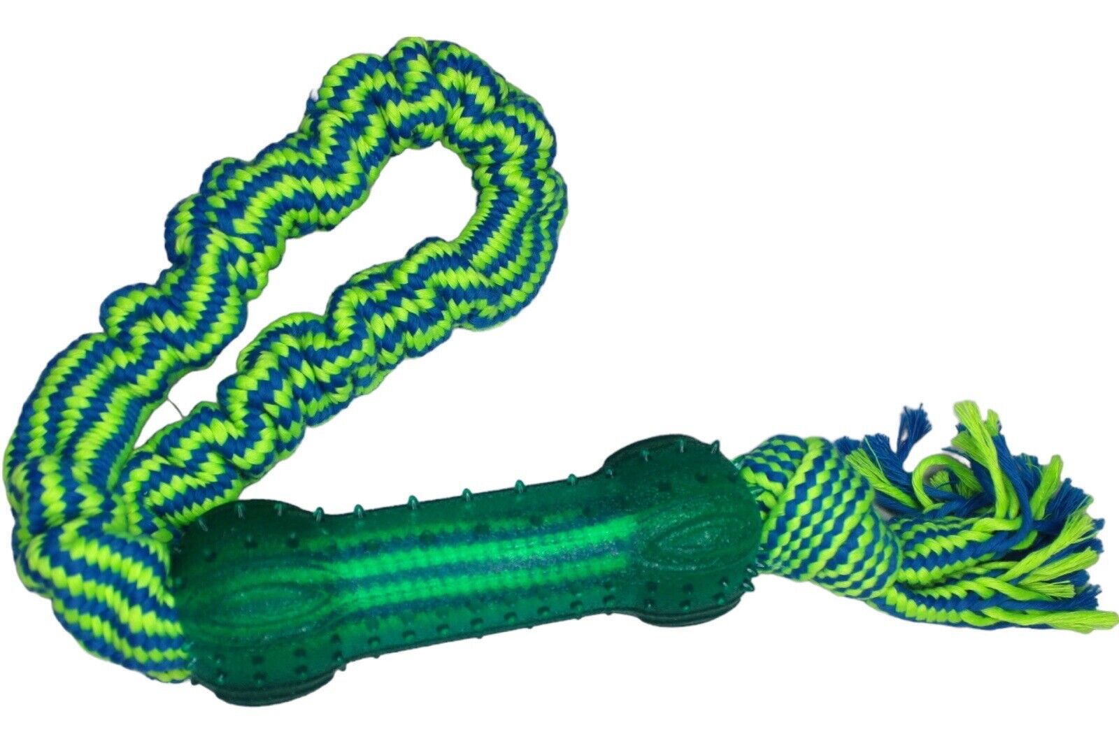 Brooklyn Pet Gear Bungee Rope and Bone Toy (Assorted Colors)