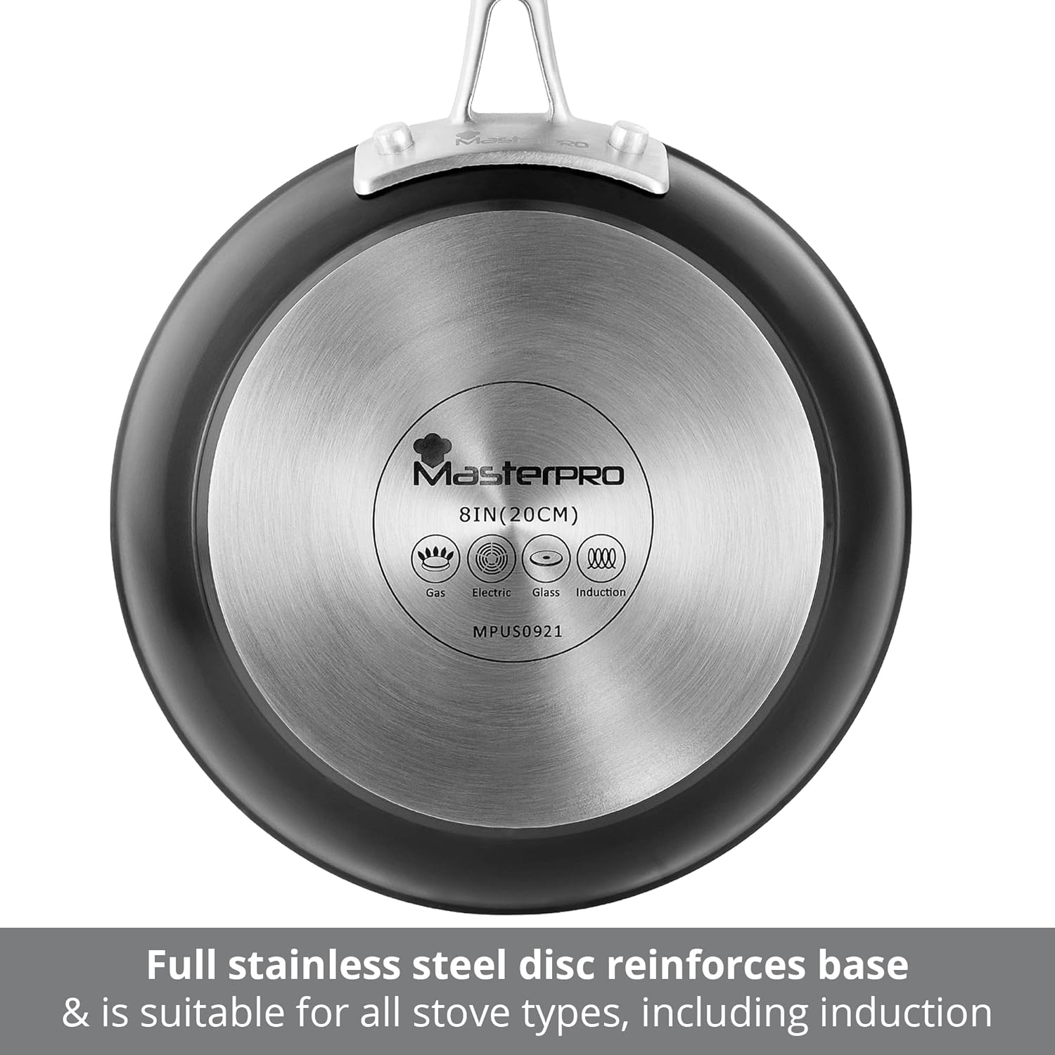 Vital by MasterPRO - 8" Forged Aluminum Titanium-Reinforced Non-Stick Fry Pan