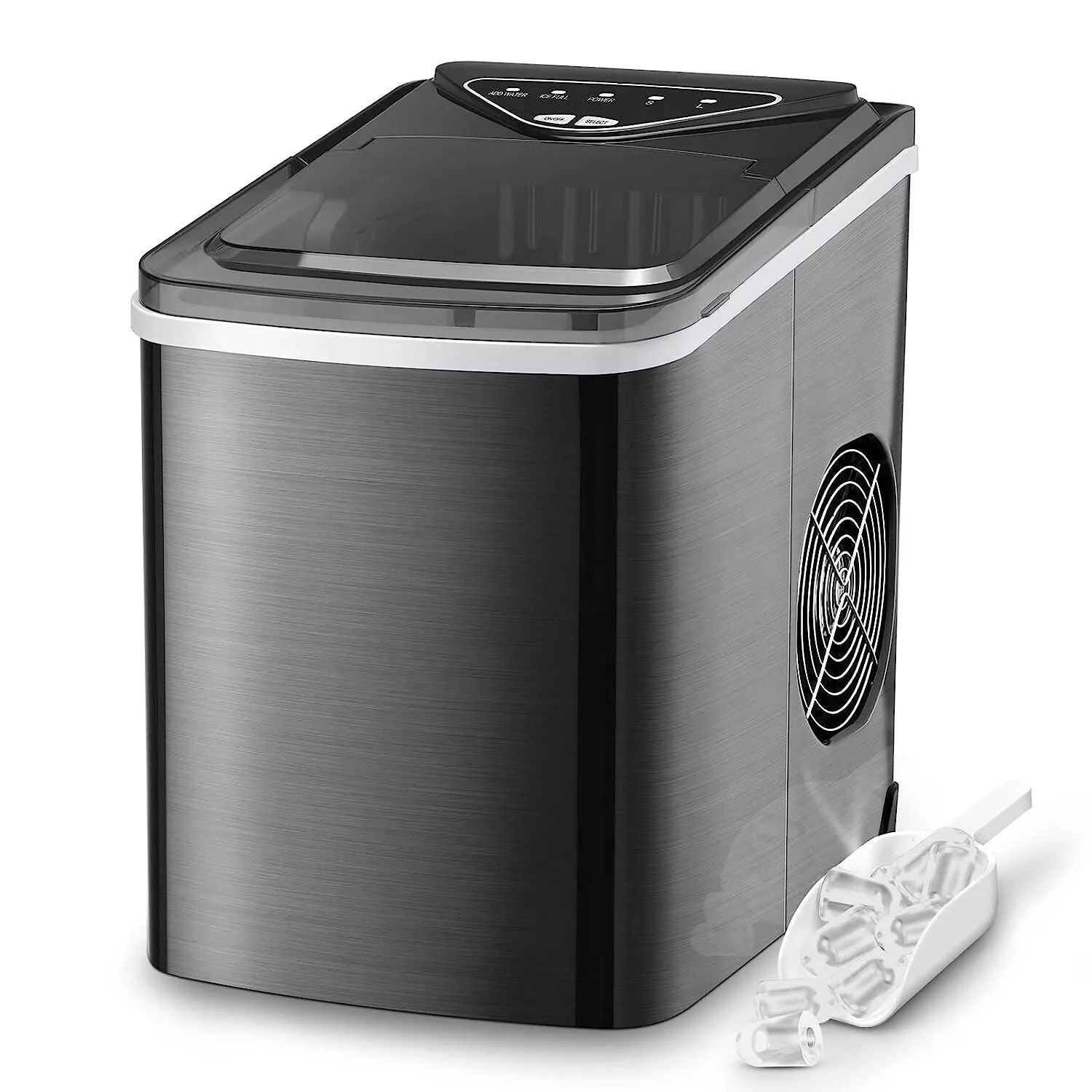 Trustech 26LB Self-Cleaning Quiet Compact Portable Ice Maker Machine