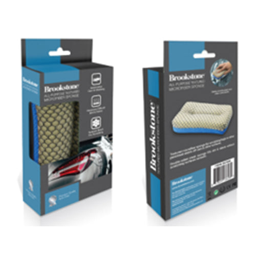 Brookstone All-Purpose Textured Microfiber Sponge