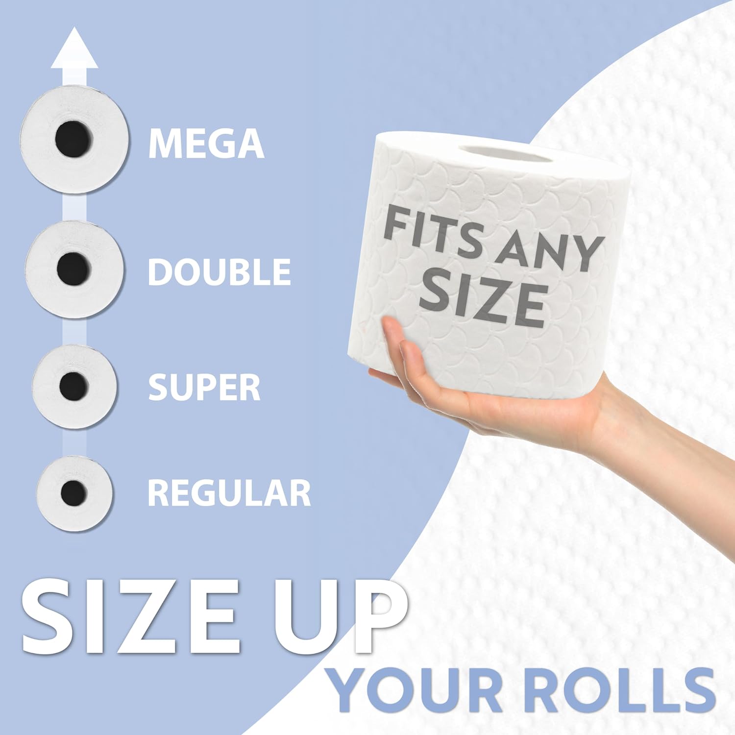 Brookstone Toilet Paper Holde [Holds MEGA Rolls]