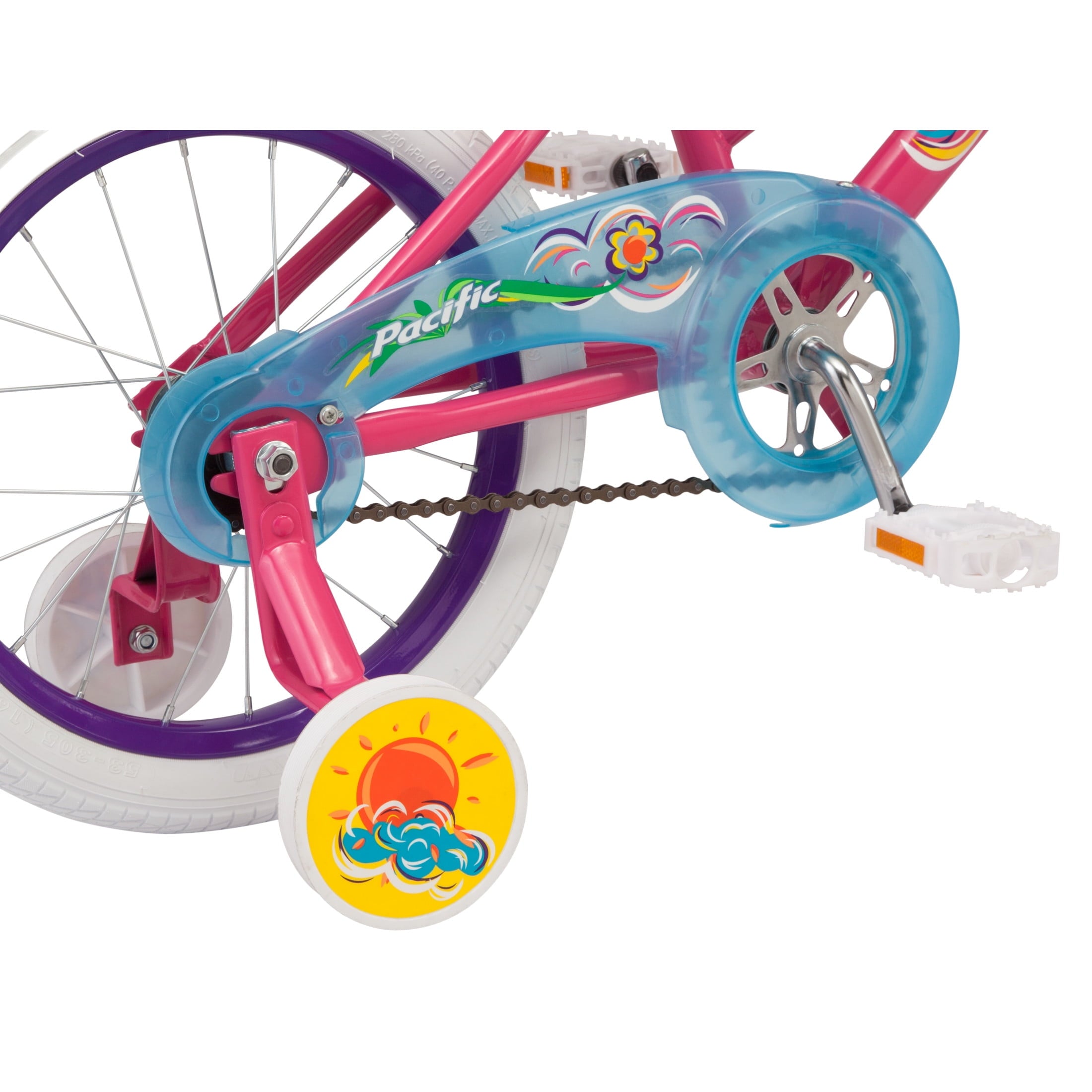 Pacific Cycle Cloud Dancer Kids'' Girls'' 16-in. Bike, Pink