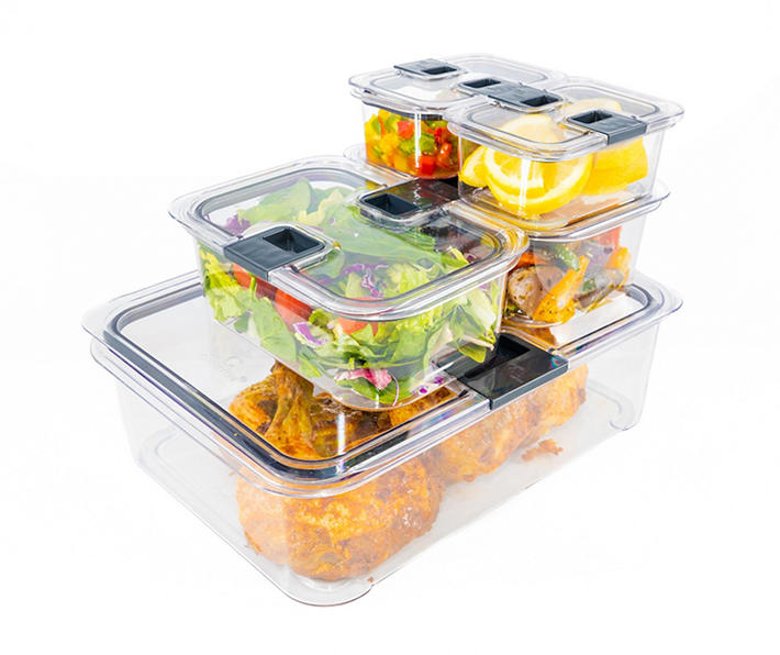 Casa Blanco Clear 10-Piece Plastic Food Storage Set