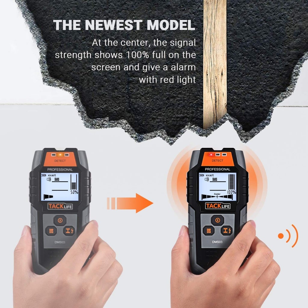 TACKLIFE 4 In 1 Center Finding Electronic Scanning Stud Finder