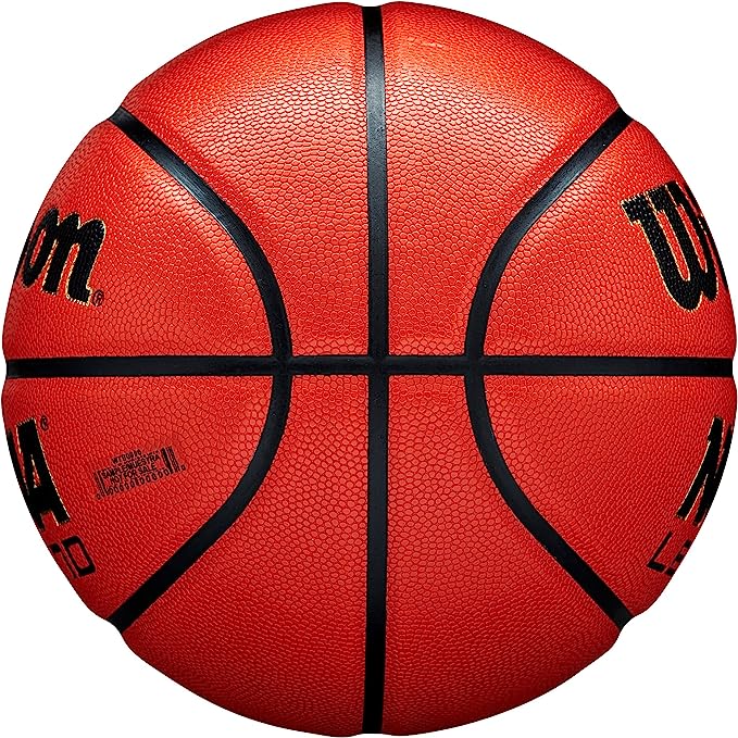 Wilson NCAA Legend Basketball, Orange, Size 6