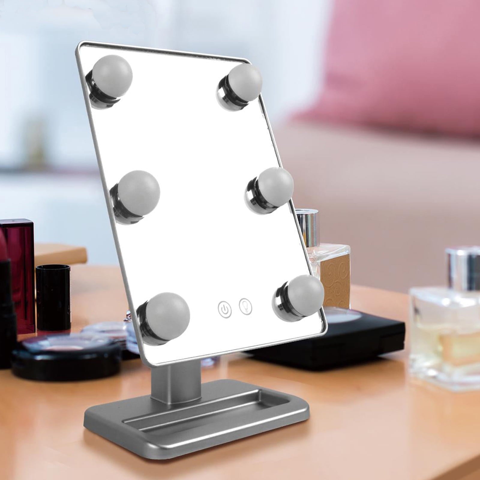 Bigtree Makeup Mirror with Lights Hollywood Style LED Multicolor Touch Control