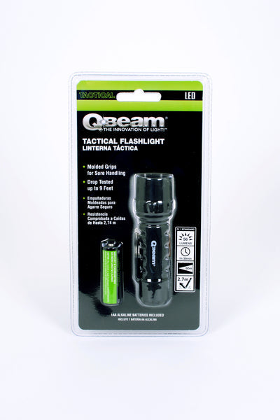 Qbeam 1AA Tactical LED Flashlight