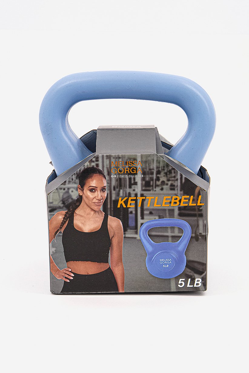 Melissa Gorga Women Kettlebell 5 lbs, Light Blue