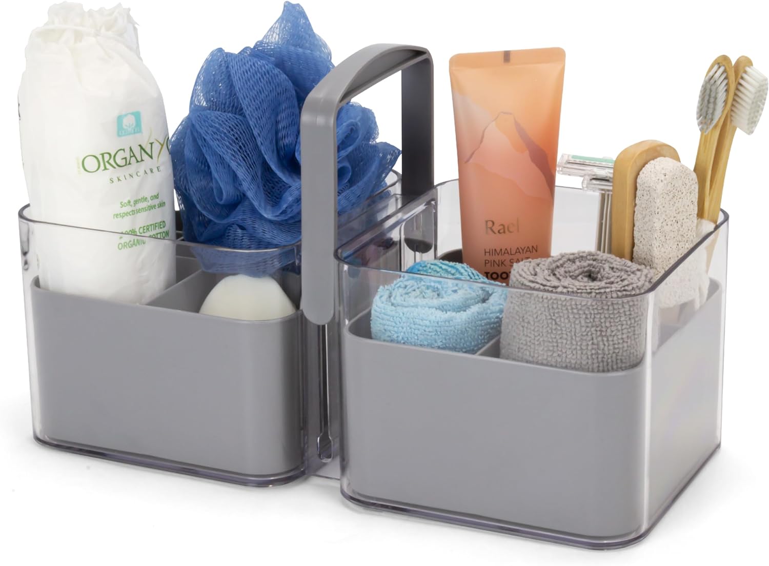 Brookstone Portable Shower Caddy with Handle