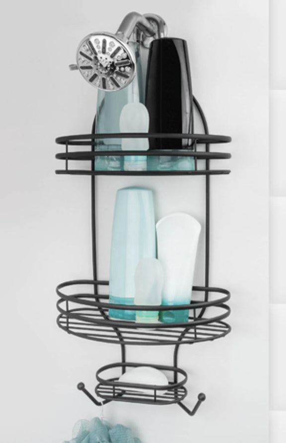 Brookstone Shower Caddy, Black