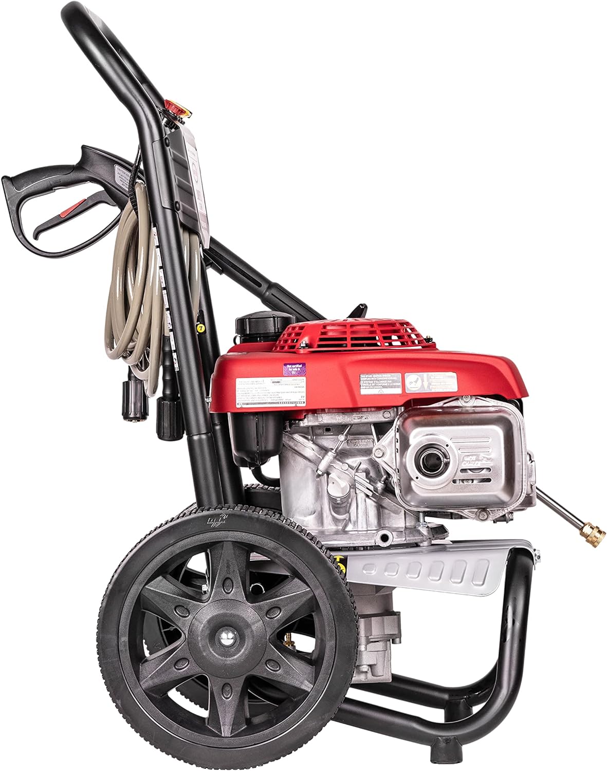 Simpson Cleaning MS60773 MegaShot 2800 PSI Gas Pressure Washer, 2.3 GPM, Honda GCV160 Engine, Includes Spray Gun and Extension Wand, 4 QC Nozzle Tips, 1/4-in. x 25-ft. MorFlex Hose, (Refurbished)