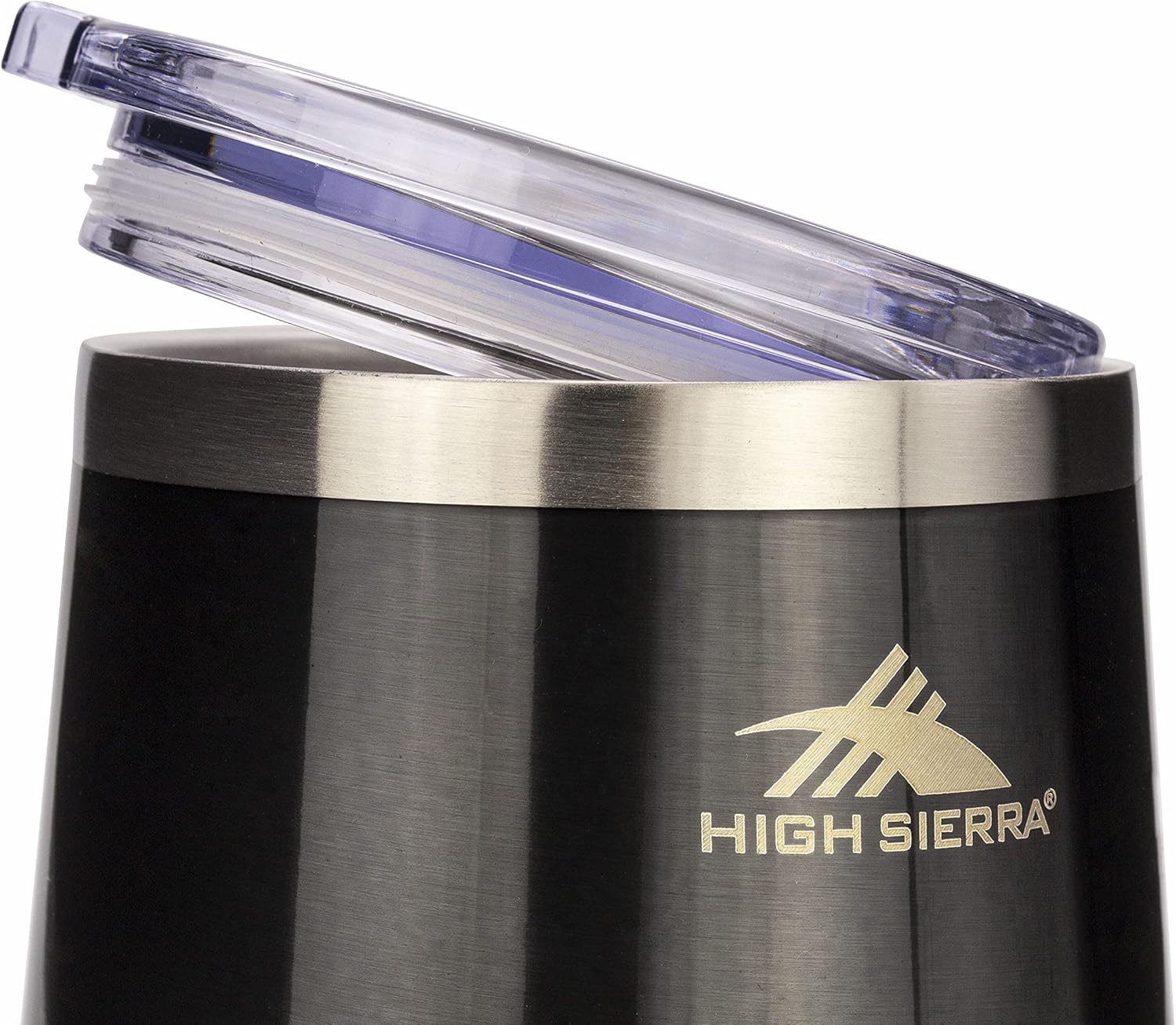 High Sierra 12 oz Wine Tumbler with Lid, 2 Pack