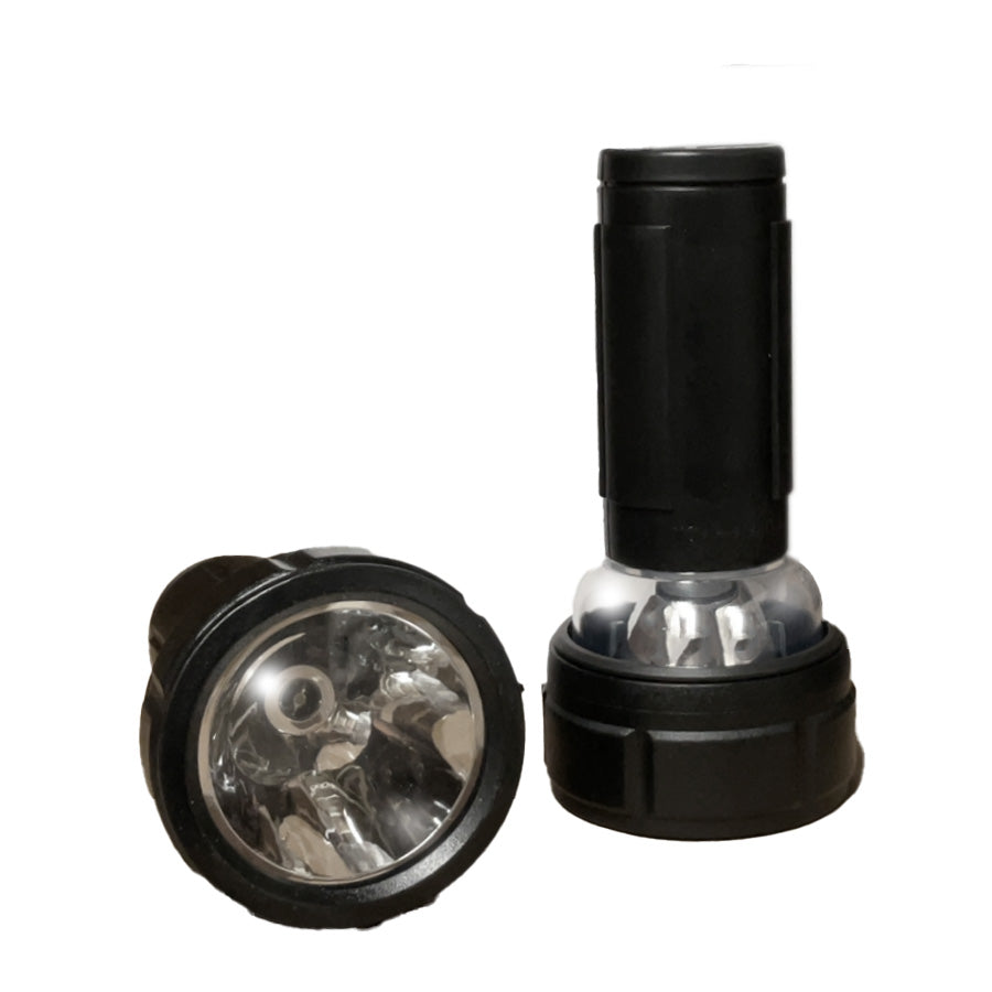 Smart Home 2 in 1 Flashlight Lantern Set of 2, Black