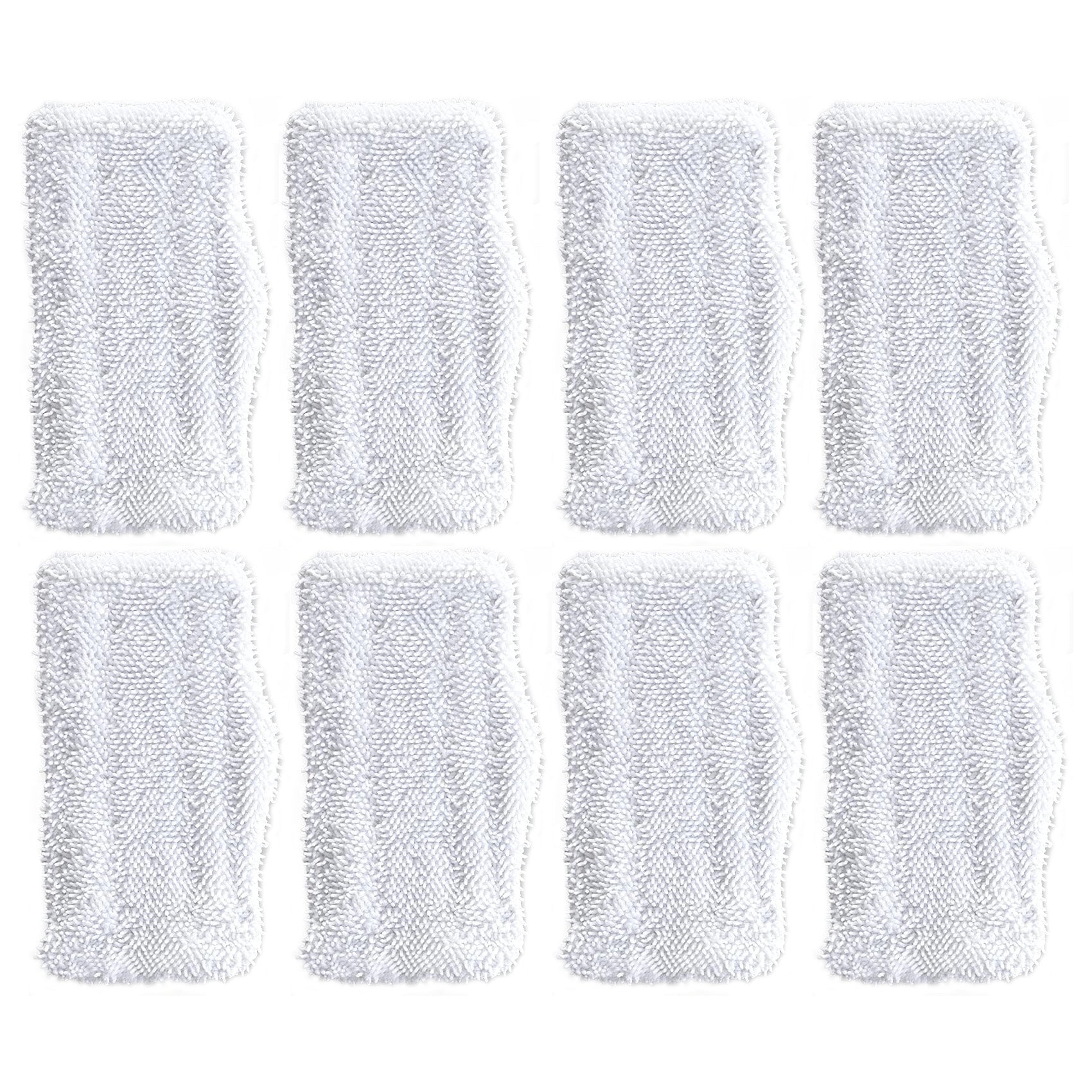 Turbo Microfiber 8-Pack Mop Pads for Shark Steam Mop SK Series & S Series