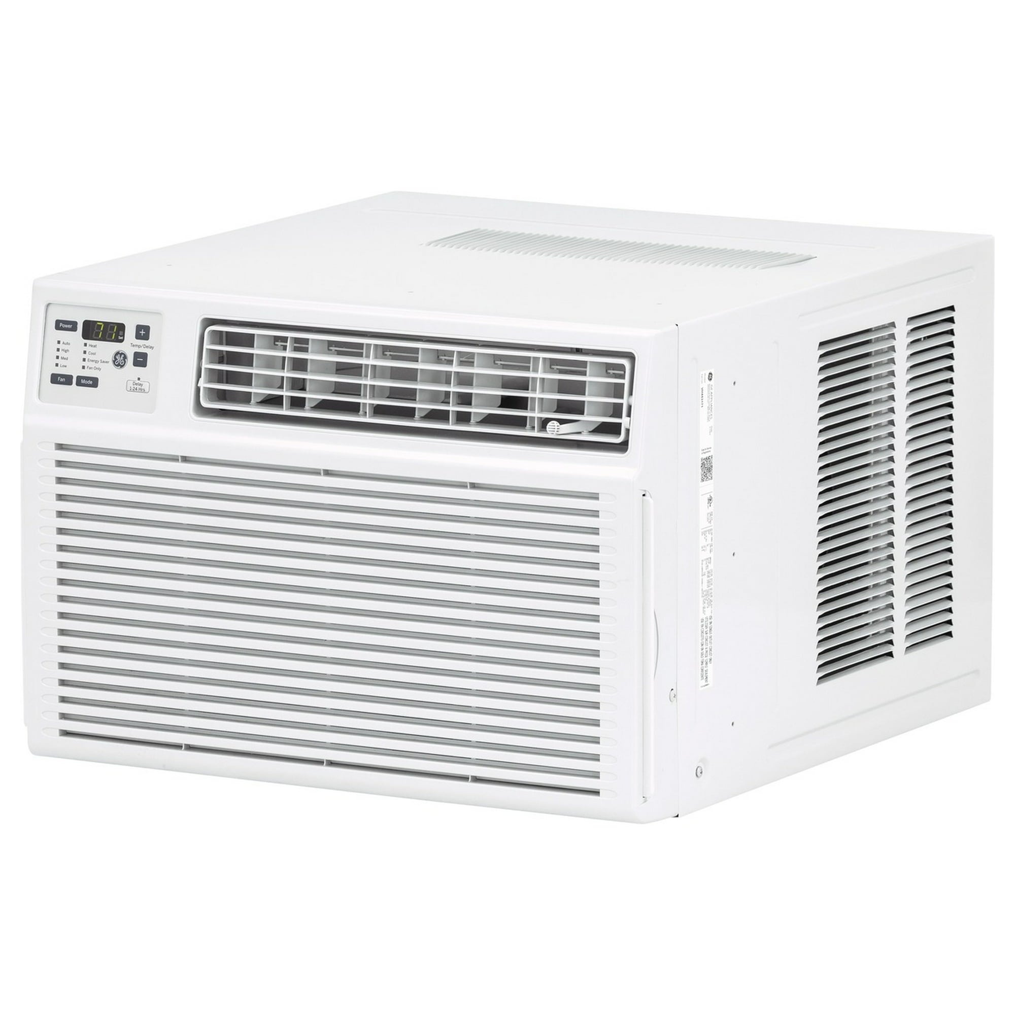 General Electric Restored GE 11,800 BTU 230V Window Air Conditioner with Heat & Remote, White (Refurbished)