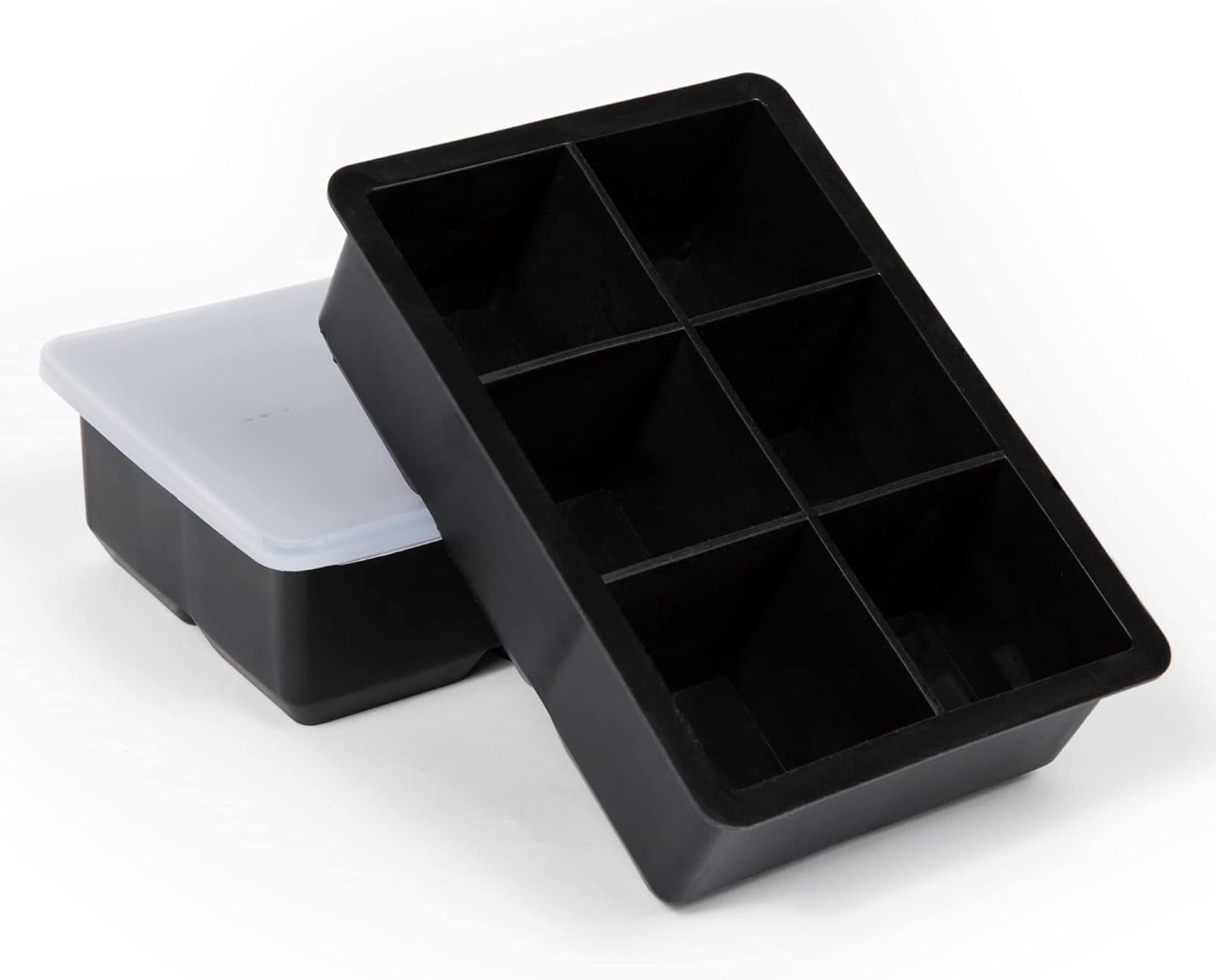 Extra Large Ice Cube Tray with Lid (Pack of 2)