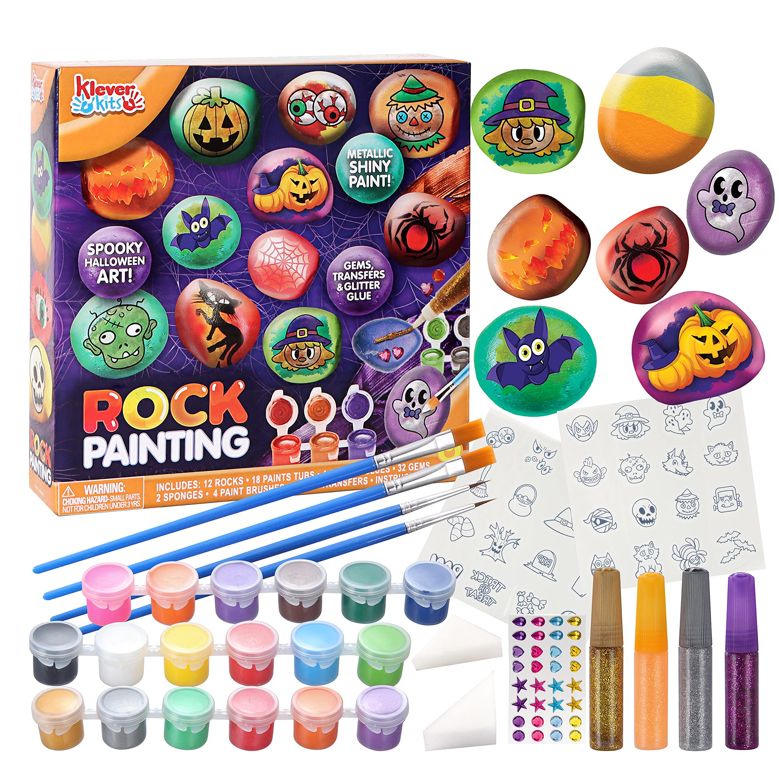 Rock Painting kit for Adults and Kids - Kids Painting kit with Rock  Painting Supplies for Painting Rocks | Painting Kits for Kids for Rock Art  Paint