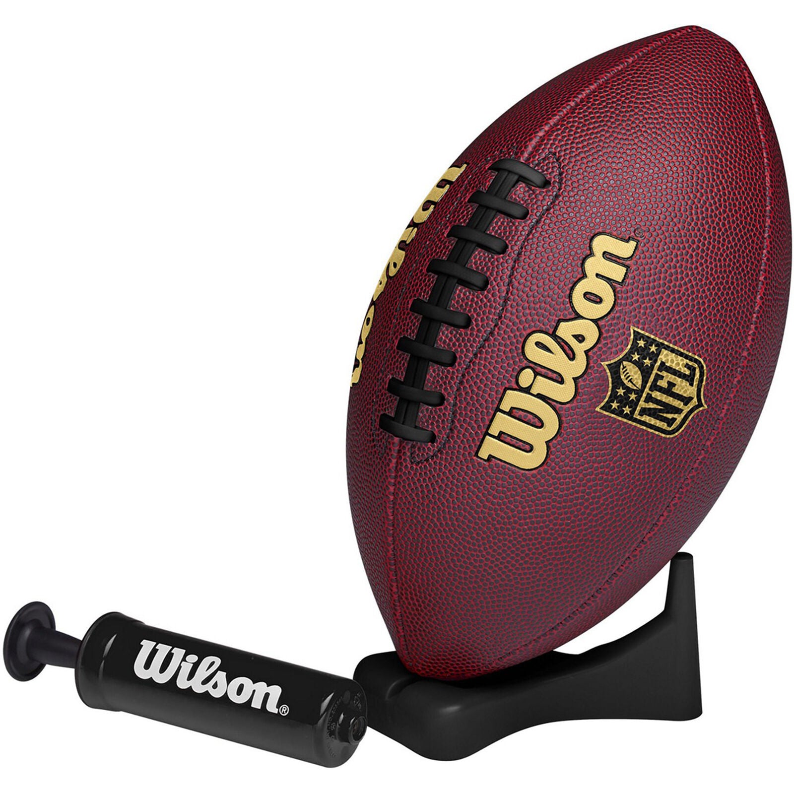 Wilson NFL Junior Tailgate Football with Pump and Tee