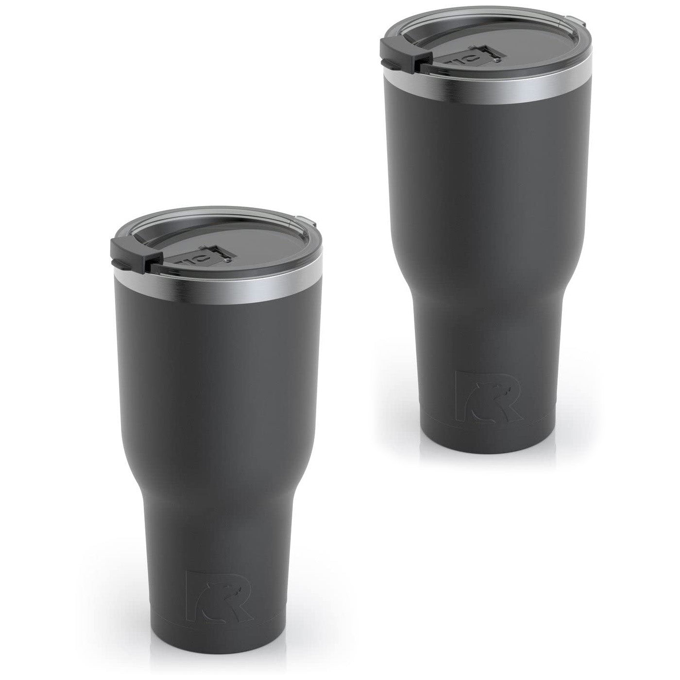 RTIC 40 oz Insulated Tumbler Stainless Steel Coffee Travel Mug with Lid, Spill Proof, 2 Pack